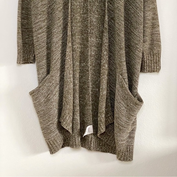Anthropologie Sparrow Far From Whistler Longline Cardigan Sweater Moss Small - Picture 6 of 14